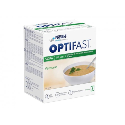 OPTIFAST SOPA DE VERDURAS 8 SOBRES 55G