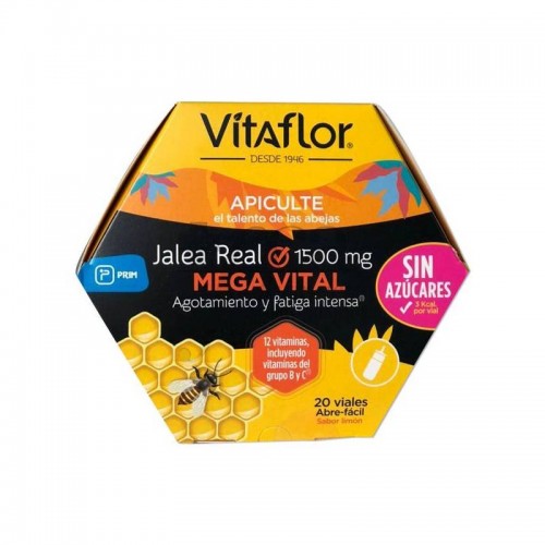 PRIM VITAFLOR JALEA REAL MEGA VITAL SIN AZUCAR 20 VIAL 10 ML