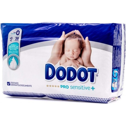 DODOT PAÑAL INFANTIL PRO SENSITIVE T- 0 3 KG 38