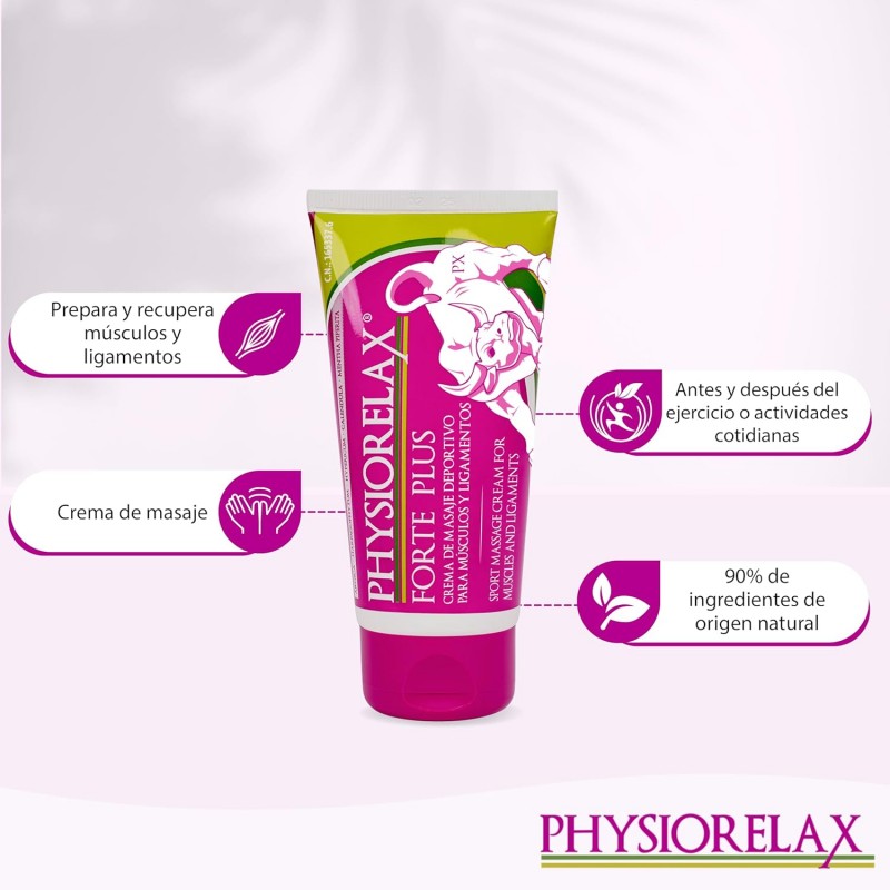 PHYSIORELAX FORTE PLUS CREMA DE MASAJE DEPORTIVO 1 ENVASE 75 ML