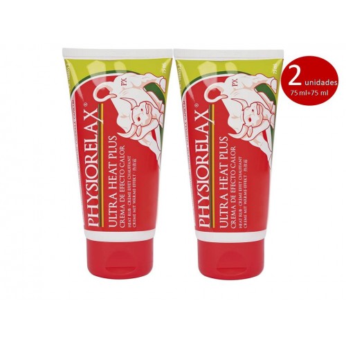 PHYSIORELAX ULTRA HEAT PLUS DUPLO 75ML+75ML 50% 2ª UD