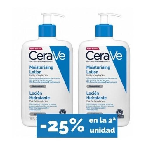 CERAVE DUPLO LOCION HIDRATANTE 473ML+473ML 25%DTO 2ªUD