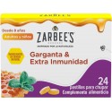 ZARBEES GARGANTA Y EXTRA INMUNIDAD 24 PASTILLAS SUAVIZA