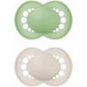 MAM CHUPETE SILICONA ORIGINAL + 6 MESES MATT N PACK DOBLE