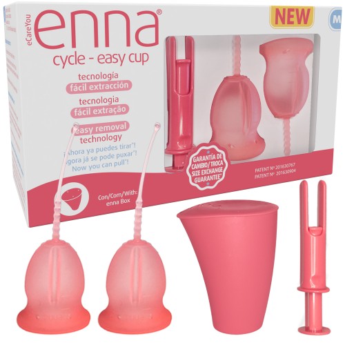 ENNA COPA MENSTRUAL CYCLE EASY C/APLICADOR T-S