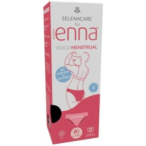 ENNA BRAGA MENSTRUAL CLASSIC S/COSTURAS T-1 (XS-M)