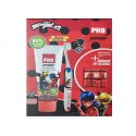 PHB JUNIOR. Gel dentifrico SABOR TROPICAL + Cepillo dental. LADYBUG. REGALO CUBO RUBIKUP. 95% de origen natural