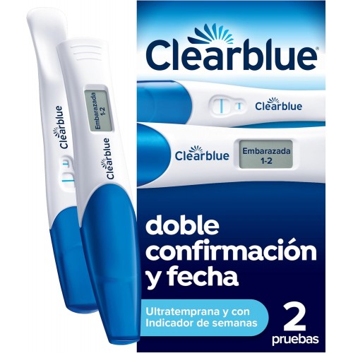 CLEARBLUE TEST EMBARAZO ULTRATEMPRANA+TEST INDICADOR SEMANAS 2UD