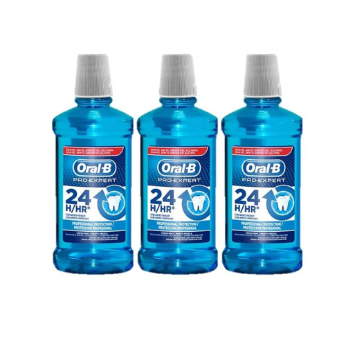ORAL B COLUTORIO SUAVE PACK 3X500 ML