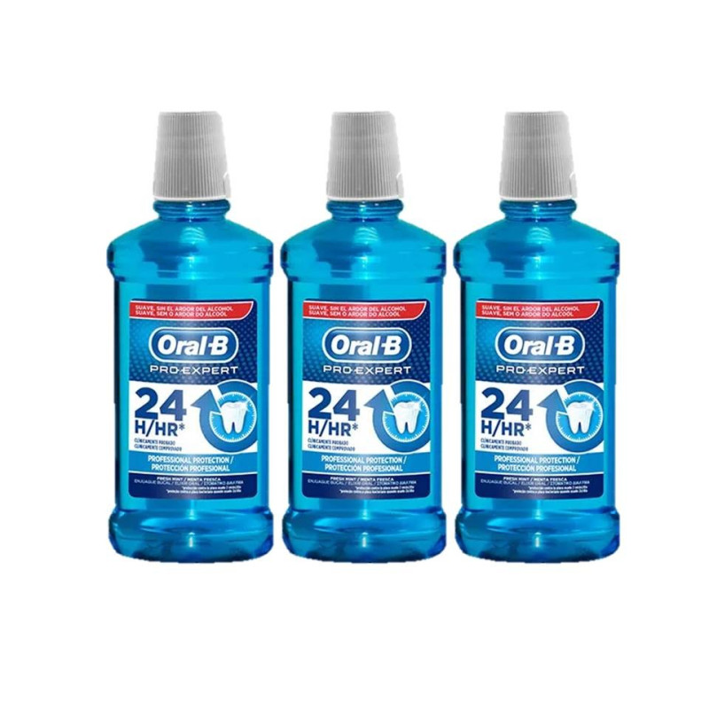 ORAL B COLUTORIO SUAVE PACK 3X500 ML
