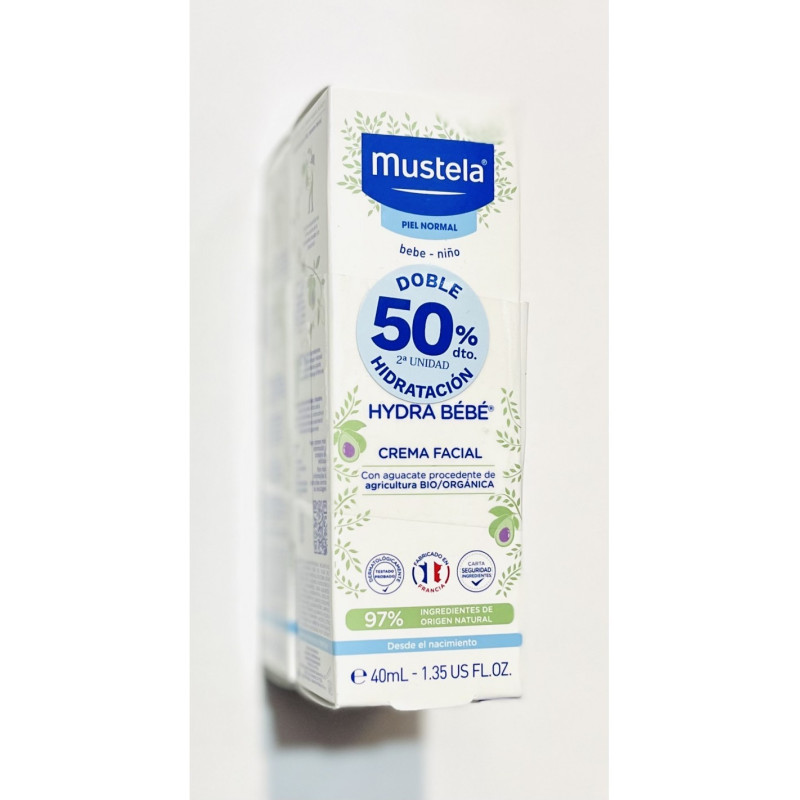 MUSTELA PACK DOBLE HYDRABEBE CARA  30% DTO