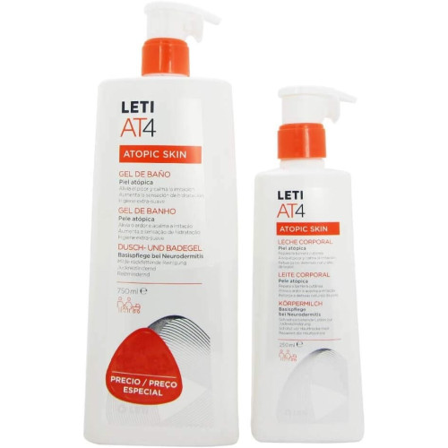 LETI AT-4 GEL BAÑO 750ML+CREMA 200 ML PACK