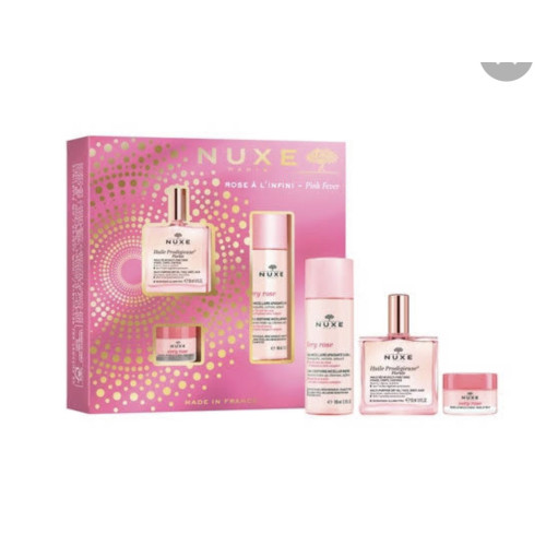 NUXE COFRE HUILE FLORAL 50ML + CR HIDRA + LABIAL