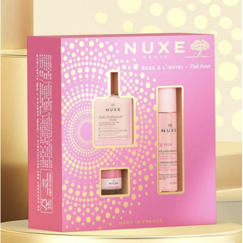 NUXE COFRE HUILE FLORAL 50ML + CR HIDRA + LABIAL