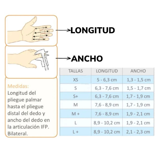 PRIM FERULA EXTENSORA DEDO LARGA S REF.112510