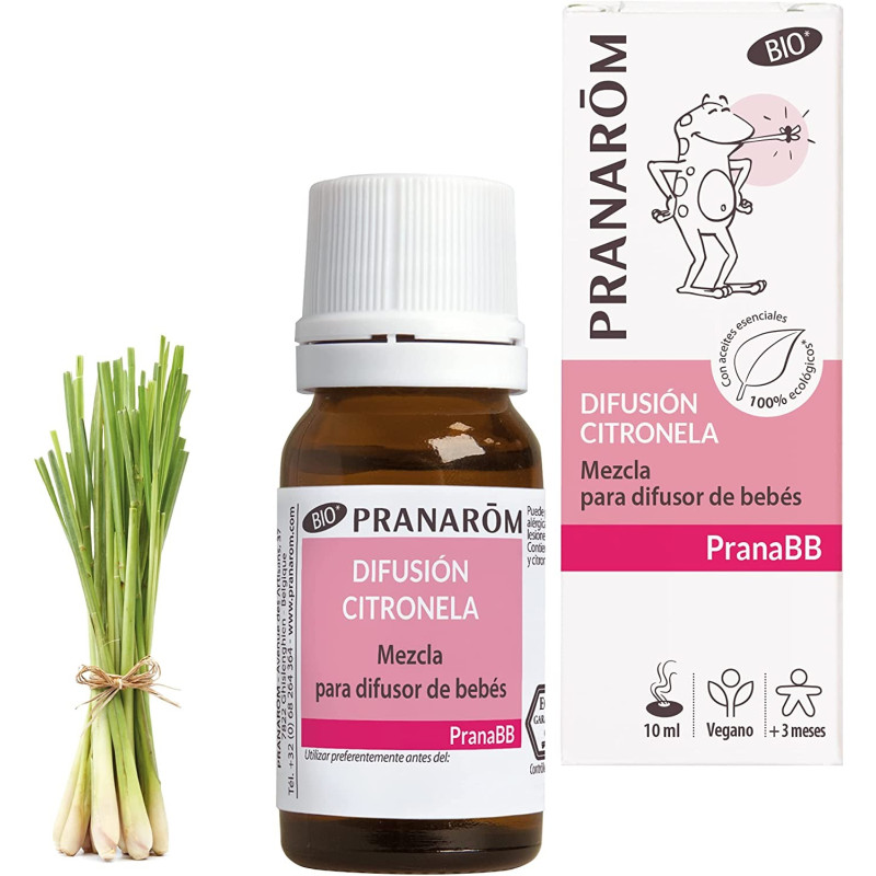 PRANAROM PRANA BB DIFUSIÓN CITRONELA DIFUSOR BB
