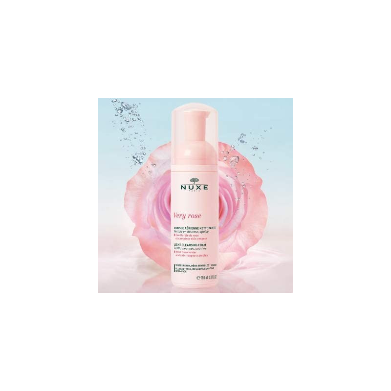 NUXE VERY ROSE MOUSSE SUAVE LIMPIADORA 150ML