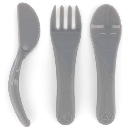 TWISTSHAKE CUBIERTOS APRENDIZAJE GRIS