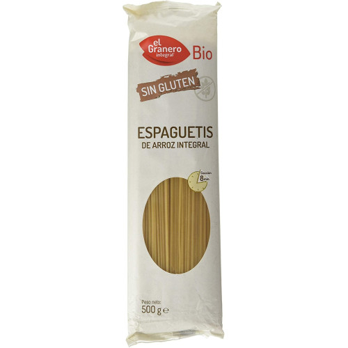 ESPAGUETIS DE ARROZ INTEGRAL 500G BIO EL GRANERO