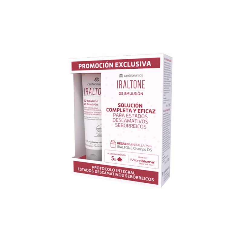 IRALTONE PACK DS EMULSION 30ML+DS CHAMPU 75ML