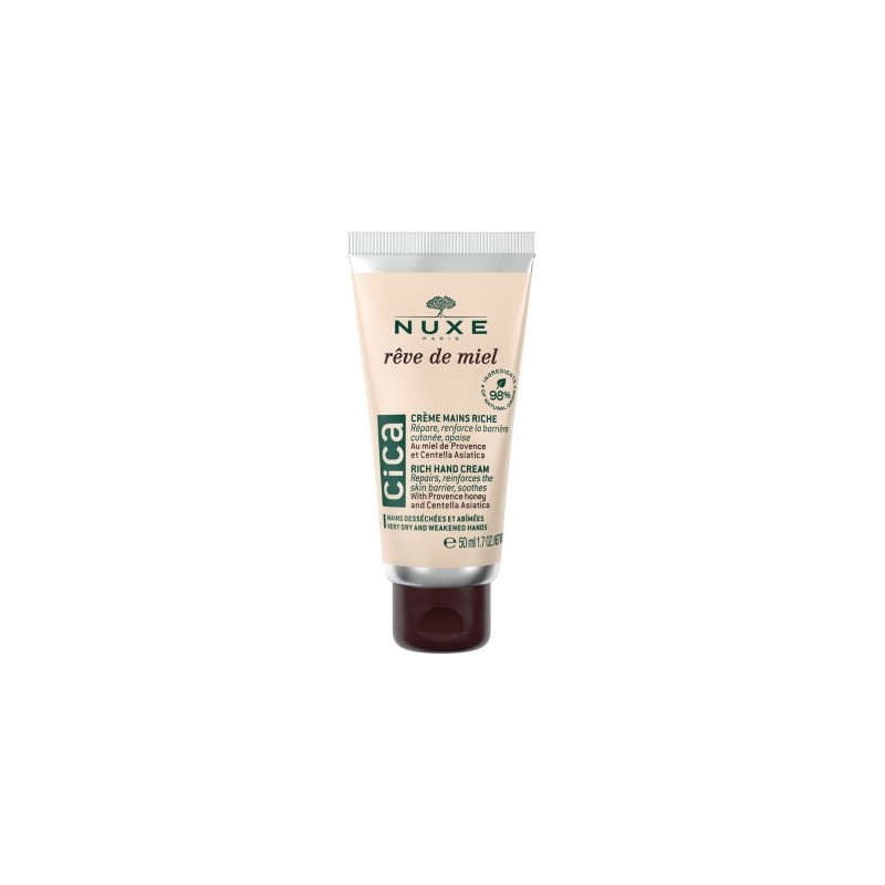 NUXE CREMA MANOS REVE DE MIEL CICA 50ML