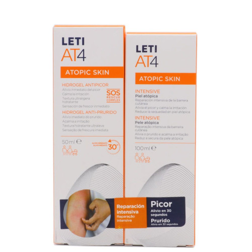 LETI AT4 HIDROGEL ANTIPICOR 50ML+INTENSIVE REPAR