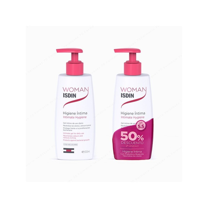 ISDIN HIGIENE INTIMA 200ML DUPLO 2ªUD 50% DTO