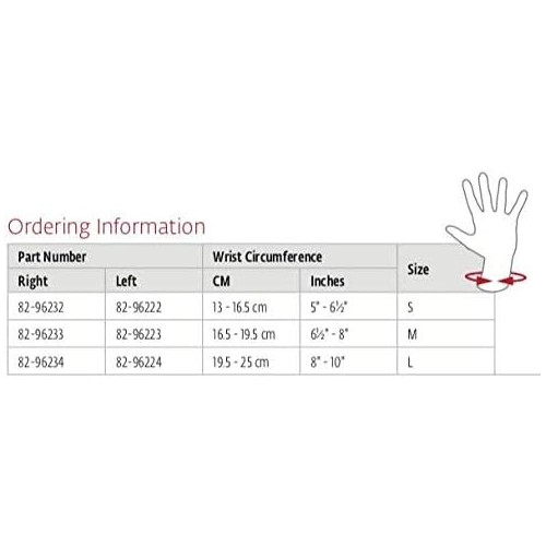 DJO MUÑEQUERA CARPAFORM DERECHA T. M