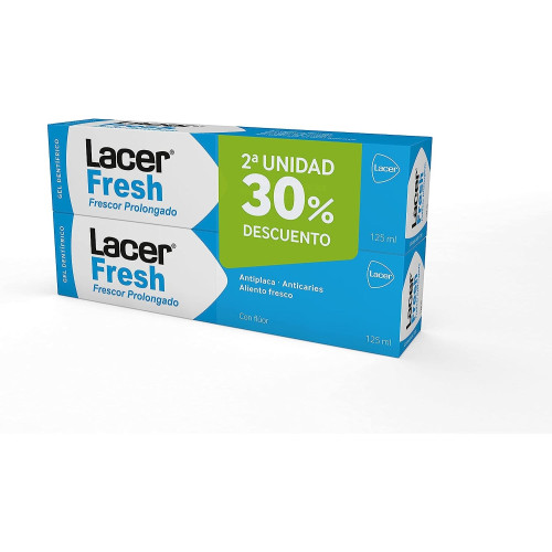 LACER FRESH GEL DENTIFRICO DUPLO 2ªUD 30%DTO 125