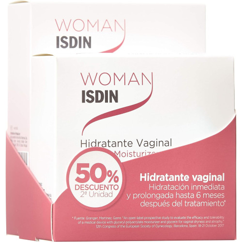 ISDIN HIDRATANTE VAGINAL 12 APLICA DUPLO 50% DTO 2ª UD