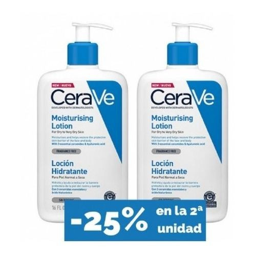 CERAVE DUPLO LOCION HIDRATANTE 473ML+473ML 25%DTO 2ªUD