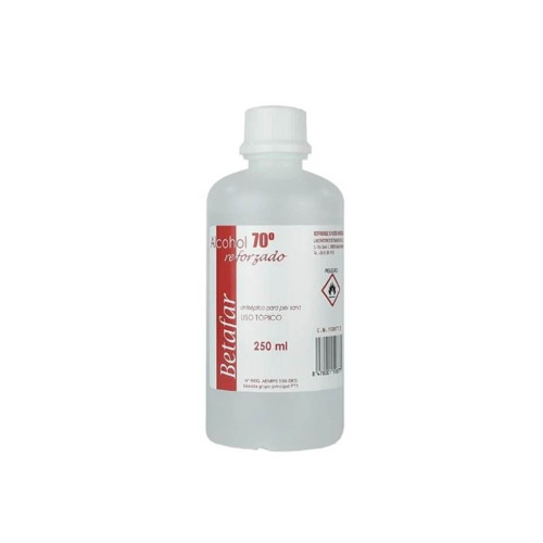 ALCOHOL 70º BETAFAR 1 FRASCO 250 ML