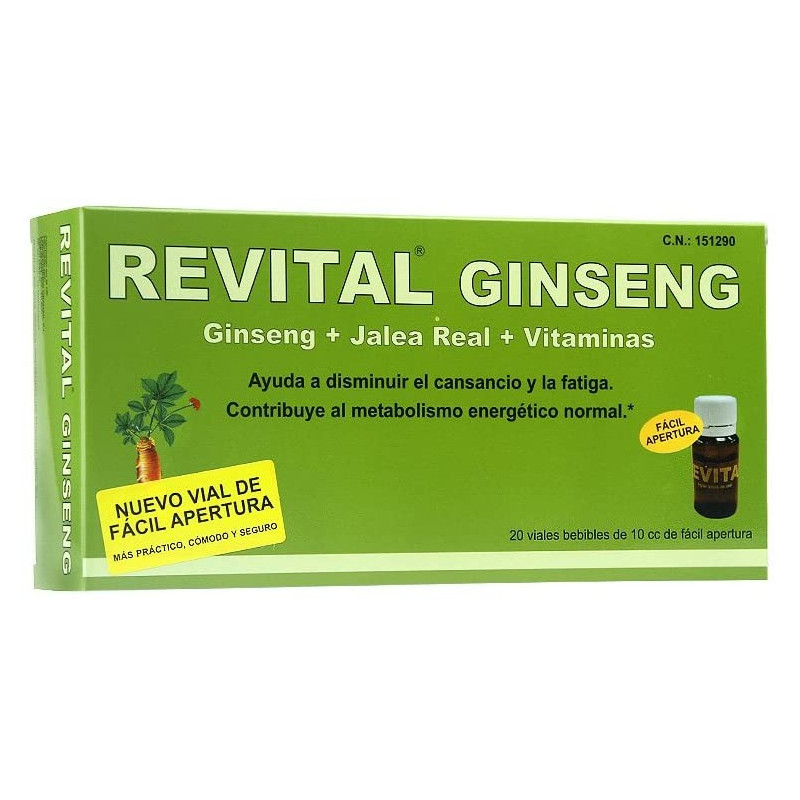 REVITAL GINSENG AMPOLLAS BEBIBLES 20 VIALES