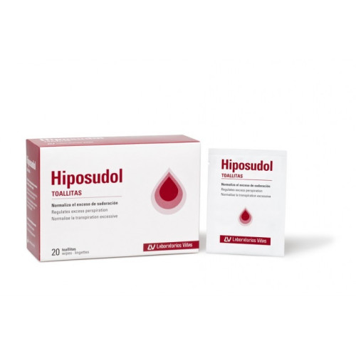 HIPOSUDOL TOALLITAS 3 ML 20 TOALLITAS