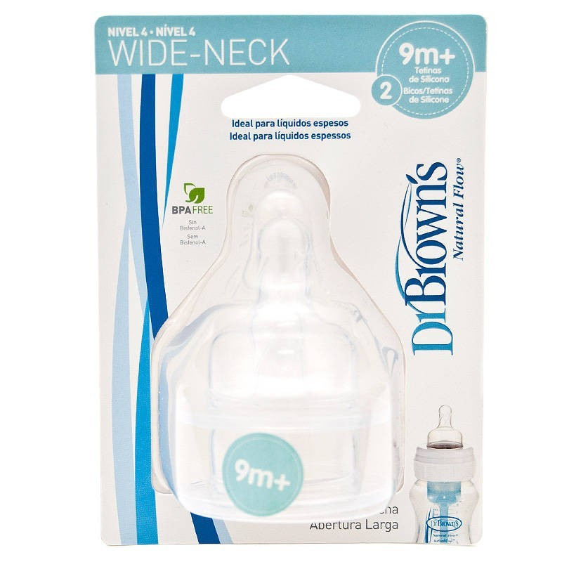 DR BROWNS TETINA  +9M NIVEL 4 B.ANCHA 2 UND