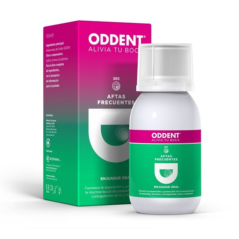 ODDENT ENJUAGUE ORAL PARA AFTAS   150 ML