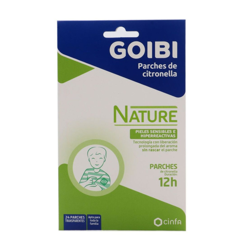 GOIBI PARCHES DE CITRONELA 24 PARCHES