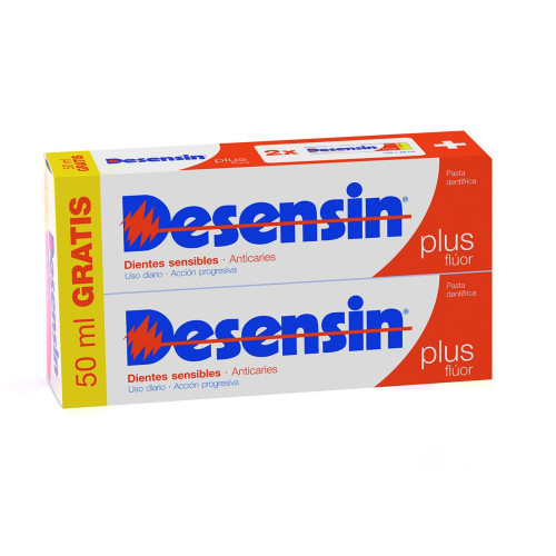 DESENSIN PLUS PACK PASTA DENTAL 150 ML 2 U