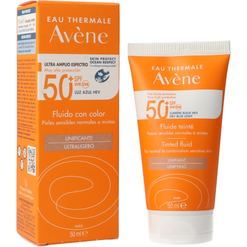 AVENE SOLAR FLUIDO COLOR  SPF +50 P. NORMAL/MIXTA