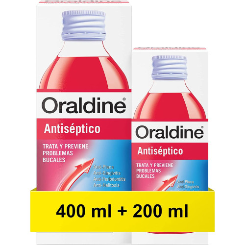 ORALDINE ANTISEPTICO 400 ML + 200 ML