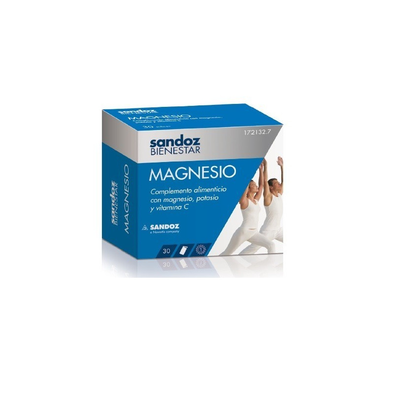 SANDOZ BIENESTAR MAGNESIO 30 SOBRES|FARMACIADECASA