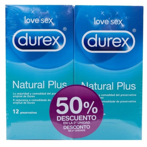 DUREX NATURAL DUPLO 50% DTO 2ª UNIDAD 24 PRESERV