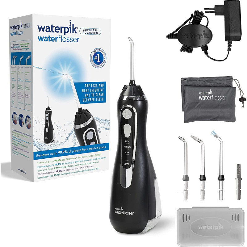 WATERPIK IRRIGADOR 450 PLUS INALAMBRICO NEGRO
