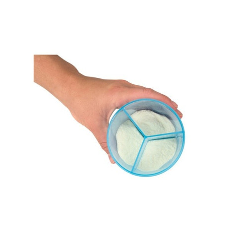 DISPENSADOR DE LECHE EN POLVO DR BROWN AZUL