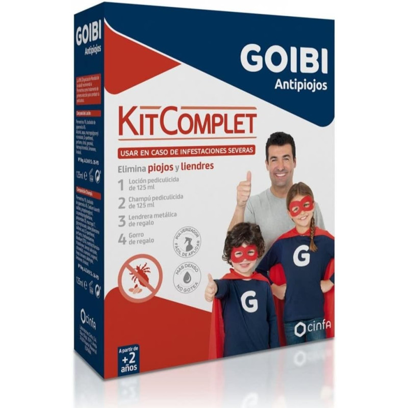 GOIBI PACK CHAMPU+LOCION PIOJOS Y LIENDRES 125ML