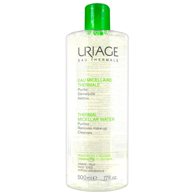 URIAGE AGUA MICELAR DESMAQ MIXTAS Y GRASA 500 ML