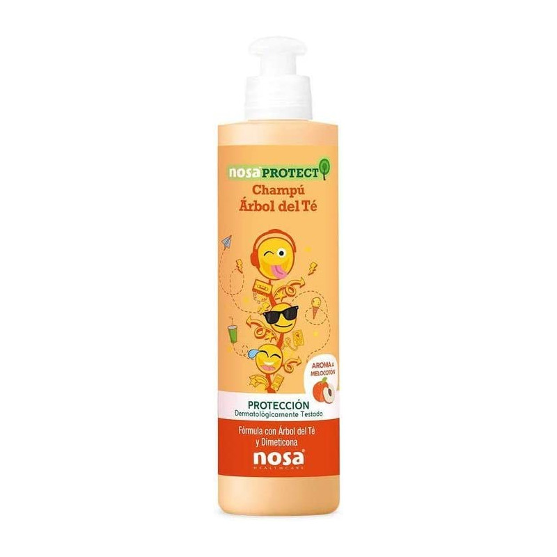 NOSA CHAMPU ARBOL DEL TE MELOCOT 1ENVASE 250 ML