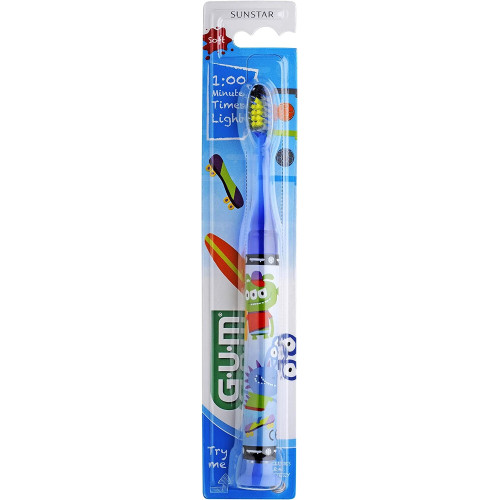 GUM CEPILLO DENTAL JUNIOR 903 CON LUZ MONSTRUOS
