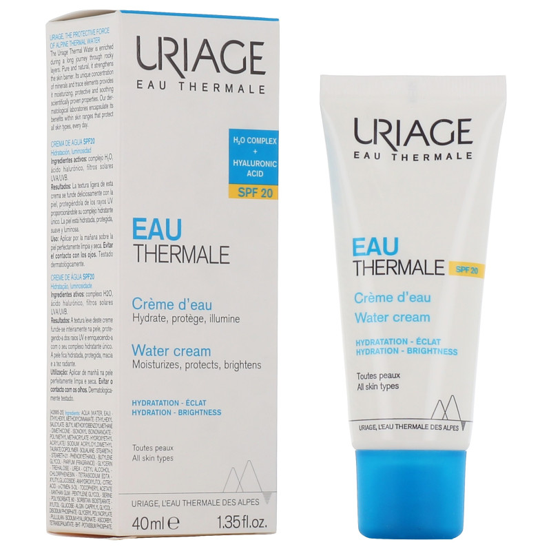 URIAGE CREMA DE AGUA LIGERA SPF 20 40 ML