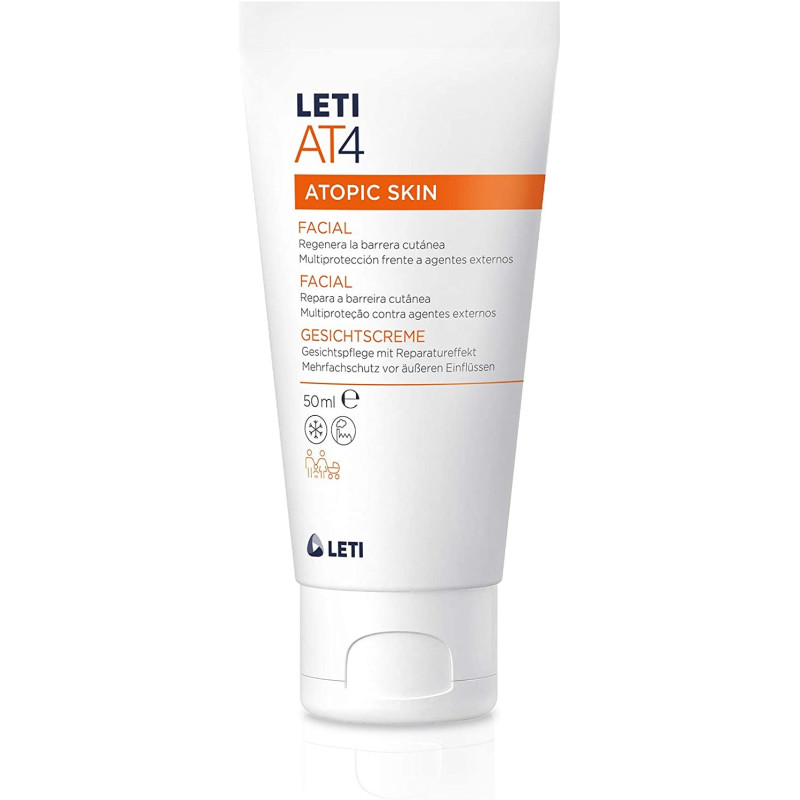 LETI AT-4 DEFENSE FACIAL SPF 50+ DE 50 ML